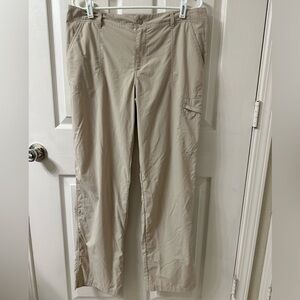 Columbia Women’s PFG Aruba Roll-Up Pants, Fossil, 14
